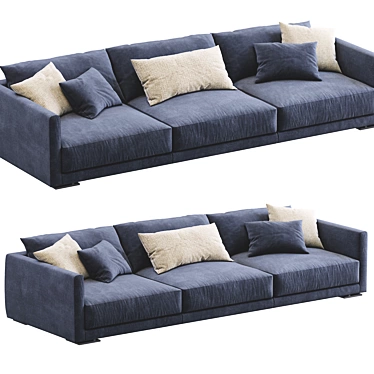 Elegant Bristol Sofa by Poliform 3D model image 1 