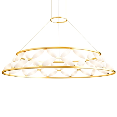 Minimalist Glass Pendant Lamp 3D model image 1 