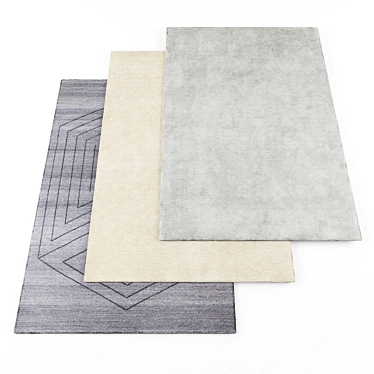  Modern High-Resolution Rugs 3D model image 1 