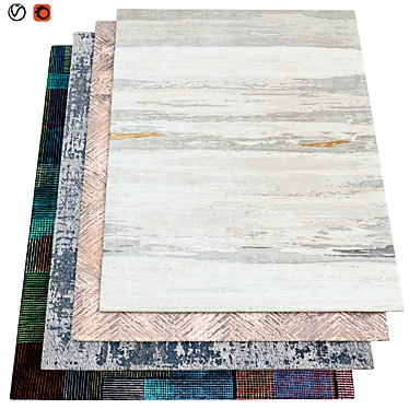 Luxury Texture Carpets | 200x300cm 3D model image 1 