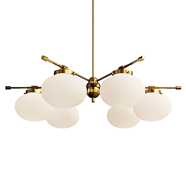 Elegant Puja Chandelier 3D model image 1 