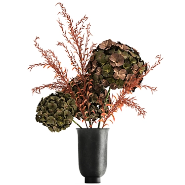 Autumnal Decor Bouquet 3D model image 1 