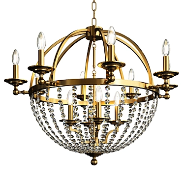 Modern Pendant Chandelier: PENDOLO 3D model image 1 