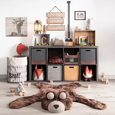 Decor set for children&#39;s rooms