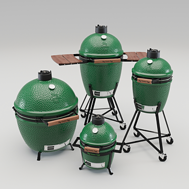 Ultimate Grilling Experience: Big Green Egg 3D model image 1 