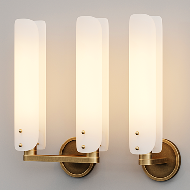 Nerola Wall Sconce Set 3D model image 1 