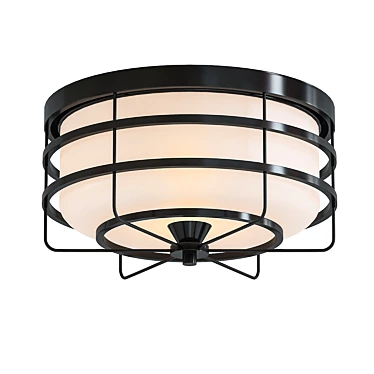 Modern Ceiling Light Fixture 3D model image 1 