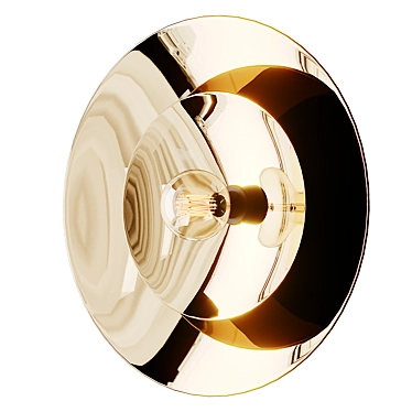 Elegant ZENITH DOUBLE Wall Lamp 3D model image 1 