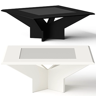  Modern CB2 Cut Coffee Table 3D model image 1 