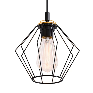 Galaxy Pendant Lamp: Stylish Illumination for Any Space 3D model image 1 