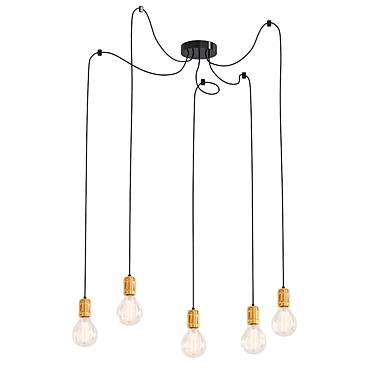 Elegant Quallé Chandelier | Modern Design 3D model image 1 