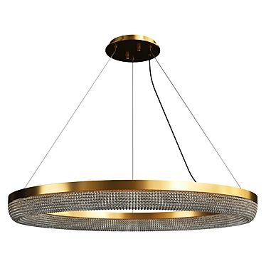 Elegant Pescara Chandelier 3D model image 1 