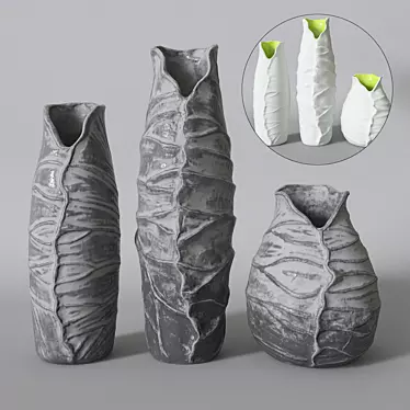 Sleek Modern Vase | 3Dmax + OBJ + Maps 3D model image 1 