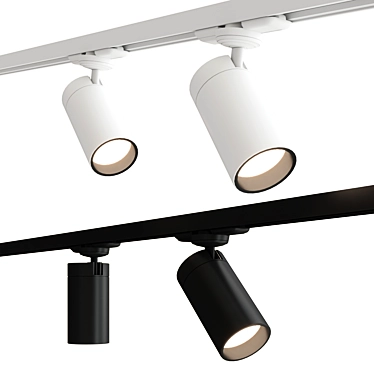 Elegant LED Track Lamp: DOT SISTEMA 3D model image 1 