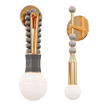 Elegant Talisman Sconce 3D model image 1 