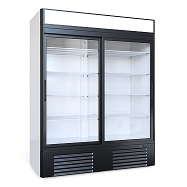 Capri 1.5 Compartment Refrigerated Cabinet 3D model image 1 