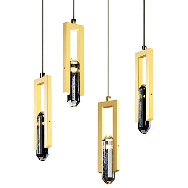 Elegant Odelia Pendant Lamp 3D model image 1 