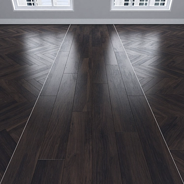 Innovative Parquet Oak Flooring 3D model image 1 