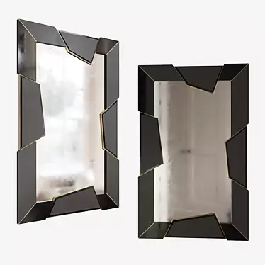 Elegant Athos Mirror - Reflect Your Style 3D model image 1 