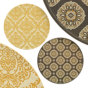 Elegant Circular Carpets | No. 219 3D model image 1 