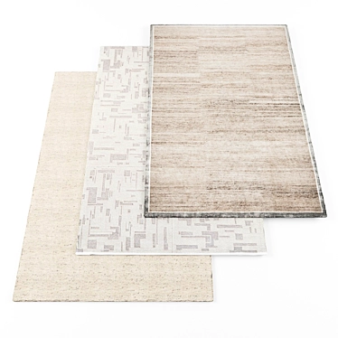 High Resolution Rugs Set 3D model image 1 