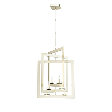 Elegant Middleton Small Chandelier 3D model image 1 