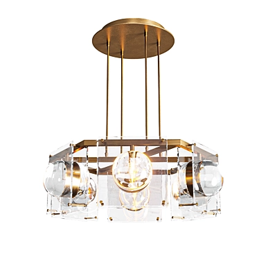 Rochillon Chandelier - Elegant Lighting for Any Space 3D model image 1 