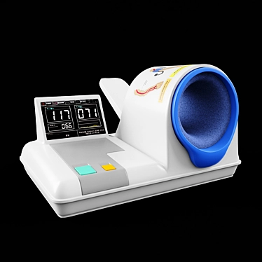 Compact Digital Blood Pressure Monitor 3D model image 1 