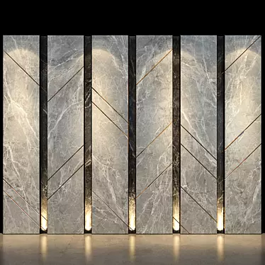 Modern Wall Panel 66 3D model image 1 