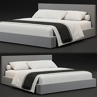 CozyDreams Bed & Pillow Set 3D model image 1 