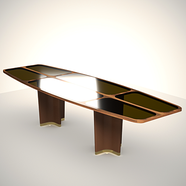 Luxurious Giorgetti Table: Exquisite Design 3D model image 1 