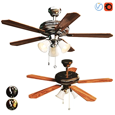 Ceiling fan Coffee Bean