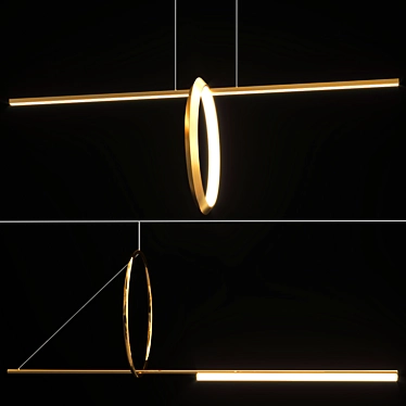 Elegant Mantra Chandeliers: Illumination & Siris 3D model image 1 