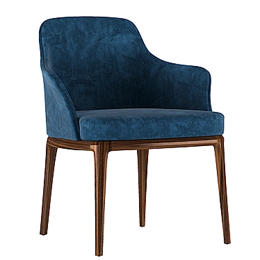 Sophie Chair: Sleek Elegance meets Uncompromising Comfort 3D model image 1 
