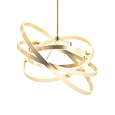 Title: Eichholtz Cassini Chandelier 3D model image 1 