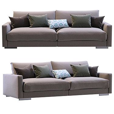 Modern Flexform Magnum Sofa - Timeless Elegance 3D model image 1 