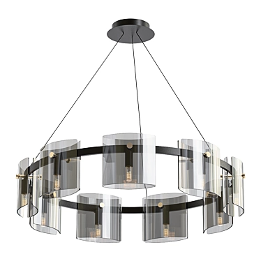 Sleek Design - Janice Pendant Light 3D model image 1 