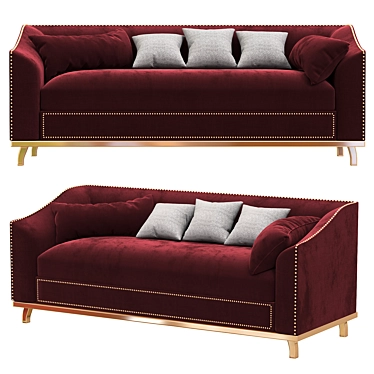  Elegant Cardinal Sofa: 2015, 3D Max, OBJ, FBX 3D model image 1 