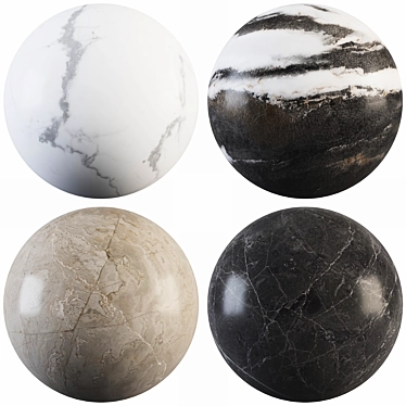 Marble Fusion Collection 3D model image 1 