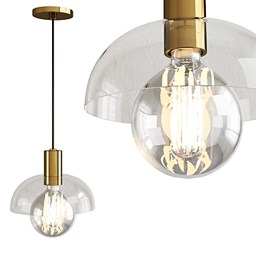 Elegant Kyla Pendant Light 3D model image 1 