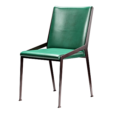 Sleek Berlin Dining Chair 3D model image 1 