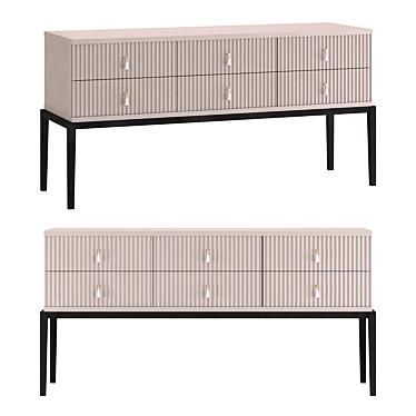 Elegant Nebraska Dresser 3D model image 1 