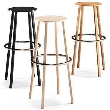 Modern Minimalist Toe 534 M Chair 3D model image 1 