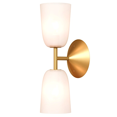 Frosted Glass Lori Wall Lamp 3D model image 1 