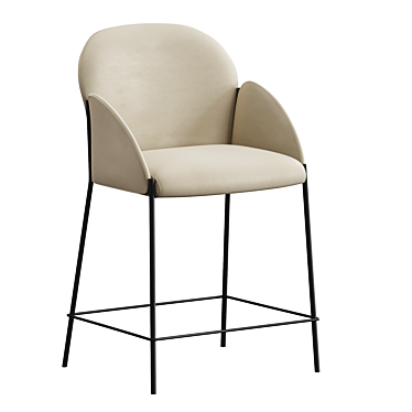 Artifort Andrea Modern Bar Stool 3D model image 1 