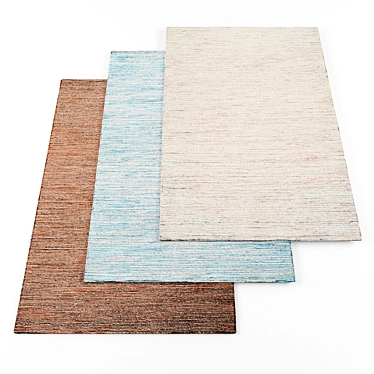 High-Resolution Rugs Set 3D model image 1 