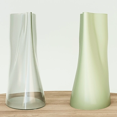 Minimalist Ceramic Vase: CHILIFRUKT 3D model image 1 