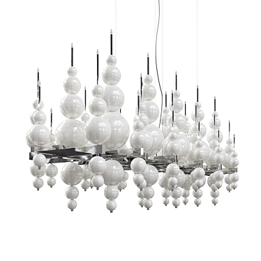 Ethereal Moonlight Chandelier 3D model image 1 