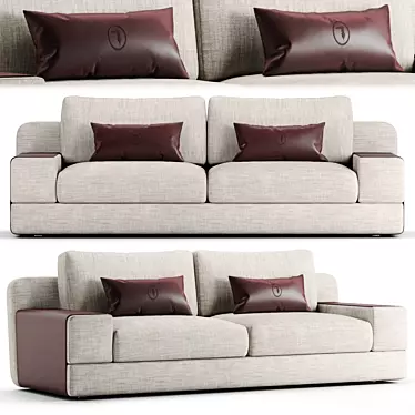  Stylish HEDO Sofa: Luxury Comfort for Your Home 3D model image 1 