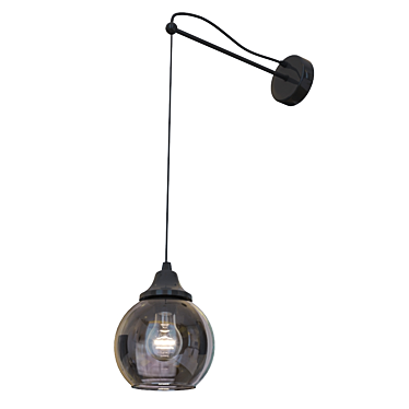 Loft Style Wall Lamp: Vitaluce V4482-1/1A 3D model image 1 